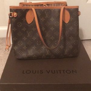 Authentic Louis Vuitton Signature Neverfull PM.